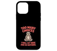 Trop de choix Lazy Sloth Coque pour iPhone 12 mini