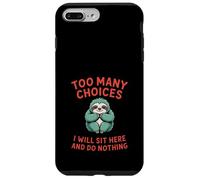 Trop de choix Lazy Sloth Coque pour iPhone 7 Plus/8 Plus