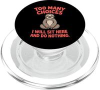 Trop de choix Lazy Sloth PopSockets PopGrip pour MagSafe