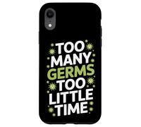 Trop de germes trop peu de temps Microbiologiste Coque pour iPhone XR