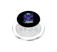 Trop de Pensees Pas Assez de Sommeil Drole PopSockets PopGrip pour MagSafe