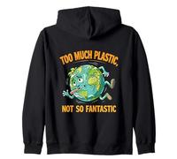 Trop de Plastique, ce n'est Pas Fantastique Recycler Le Sweat à Capuche