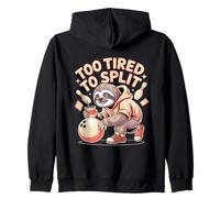Trop fatigué pour Partager Funny Sloth Bowling Sweat à Capuche