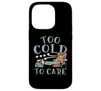 Trop Froid pour Entretenir Hiver Neige Neige Climat Glace Saison Froide Coque pour iPhone 14 Pro