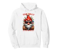 Trop Jolly pour Rester la liste - mème de GNOME de Noël Sweat à Capuche