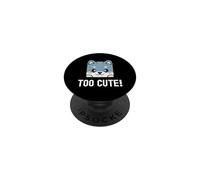 Trop Mignon ! Amoureux Chien Kawaii, Adorable Animal de Compagnie, Chiot et Amoureux des Chiens PopSockets PopGrip Adhésif