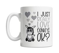 Trop Mignon ! J'Adore Les Ânes, C'Est Tout ! Mug Élégantes Mug À Café Jolis Tasse Pour Bureau Lait Chocolat Chaud 330Ml