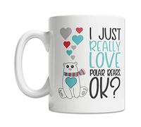 Trop Mignon ! J'Adore Les Ours Polaires, C'Est Tout ! Mug Mignonne Tasses À Thé Drôle Tasse À Café Pour Cuisine Boissons Chaudes Chocolat Chaud 330Ml