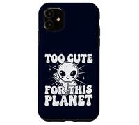 Trop Mignon pour Cette planète : Graphique Extraterrestre Amusant Coque pour iPhone 11