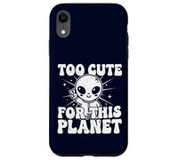 Trop Mignon pour Cette planète : Graphique Extraterrestre Amusant Coque pour iPhone XR