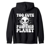 Trop Mignon pour Cette planète : Graphique Extraterrestre Amusant Sweat à Capuche