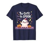 Trop Mignon pour effrayer Halloween, Un Divertissement fantomatique pour Enfants T-Shirt, Homme, Bleu Marine, 6XL
