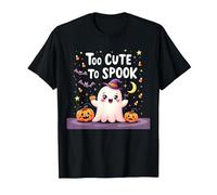 Trop Mignon pour effrayer Halloween, Un Divertissement fantomatique pour Enfants T-Shirt, Homme, Noir, 5XL