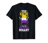 Trop Mignon pour Le Binaire drôle Non Binaire T-Shirt