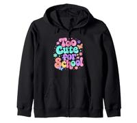 Trop Mignon pour l'école rétro Groovy Teacher Student Vibes Sweat à Capuche