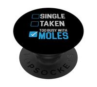 Trop occupé avec Moles Animal Mole Lover Mole Whisperer PopSockets PopGrip Adhésif