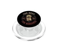 Trop Occupe pour Les Balivernes Vintage PopSockets PopGrip pour MagSafe
