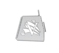 Trop-plein de moto résistant à la chaleur pour réservoir POUR pour Victory Highball Boardwalk pour Juge pour Magnum/X-1 Gunner pour Moto pour Radiateur Grille Garde Refroidisseur D'huile(Silver-02)