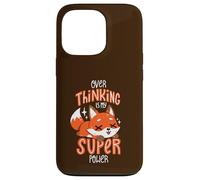 Trop réfléchir est mon super pouvoir Coque pour iPhone 13 Pro