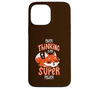 Trop réfléchir est mon super pouvoir Coque pour iPhone 13 Pro Max