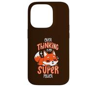 Trop réfléchir est mon super pouvoir Coque pour iPhone 14 Pro