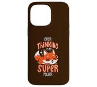 Trop réfléchir est mon super pouvoir Coque pour iPhone 14 Pro Max