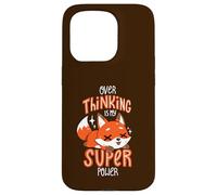 Trop réfléchir est mon super pouvoir Coque pour iPhone 15 Pro