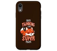 Trop réfléchir est mon super pouvoir Coque pour iPhone XR