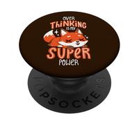 Trop réfléchir est mon super pouvoir PopSockets PopGrip Adhésif