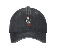 Trop Vieux pour Faire du Rock 'n' Roll ! Trop pour Mourir ! Rock and Roll, Chapeau en Denim imprimé Classique Casquette de Baseball Toutes Saisons
