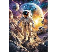 Trop vite Diamond Painting Adulte, Diamond Painting Galaxie DIY Peinture Numero Adulte Loisir Creatif Enfant 5D Kit Broderie Diamant Strass Mosaique pour Decoration Maison Murale 70x90cm, Model515