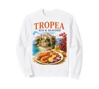 Tropea Italie Soleil et Fruits de mer Vacances sur la côte Sweatshirt