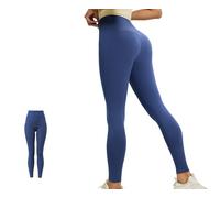 Tropea Leggings - Tricoté sans Couture - Tropea Supersculpt Leggings Doux au toucher - Lifting des fesses Taille Haute pour Entraînement / Quotidien, bleu foncé, L