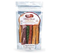 Tropgo Bites - Mango Dried Fruit Mix Mini Sticks - Mixed Dried Fruit in Pouch - Healthy Snacks for Adults and Kids - Peach, Passion, Kiwi, Blueberry, Strawberry, Raspberry