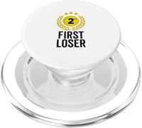 Trophée 2nd Place First Loser Funny Second Place PopSockets PopGrip pour MagSafe