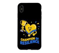 Trophée Champion of Resilience en Forme de cœur Coque pour iPhone XS Max