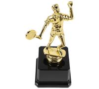 Trophée de Badminton en Plastique 7 Pouces pour Compétitions Sportives | Coupe Dorée Élégante, Usage sur Bureau, Finition Résistante, pour Garçon et Filles et Adultes Lors des Journées Sportives