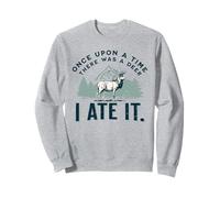 Trophée de chasse au cerf Hunter Dad Big Game Buck rétro vintage Sweatshirt