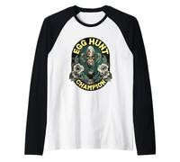 Trophée de Chasse aux œufs Champion Extraterrestre Dark Humour Pâques Manche Raglan