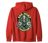 Trophée de Chasse aux œufs Champion Extraterrestre Dark Humour Pâques Sweat à Capuche