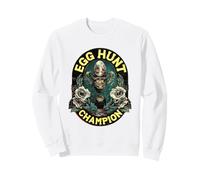 Trophée de Chasse aux œufs Champion Extraterrestre Dark Humour Pâques Sweatshirt