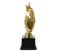 Trophée de Compétition Sportive Or avec Base Renforcée Forme Étoile | Finition Dorée Brillante et Lisse, Adapté aux Garçon Fille et Managers de Ligue, pour Événements Scolaires et Reconnaissance