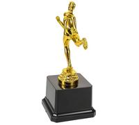 Trophée de Course à Pied Doré en Plastique, Modèle Créatif pour Compétition