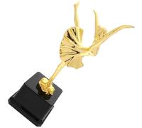 Trophée de Danse Classique Statue Ballerine en Plastique Or 1 Pièce