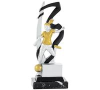 Trophée de football féminin 26 cm.