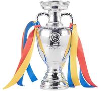 Trophée de la Ligue des Champions, Coupe d'Europe des Champions, Delaunay Réplique Trophée de Football, RéSine Fans Ornements DéCorations de Bureau Objets Collection Souvenirs Cadeau, 16-60cm (26cm)