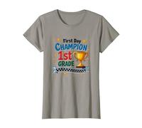 Trophée d'étudiant Premier Jour Champion 1ère année T-Shirt, Femme, Ardoise, XXL