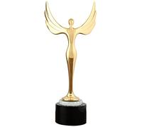 Trophée d'or Ailes du Succès, Trophées avec Gravure Personnalisée, Prix De Compétition, Cadeau De Fête, Trophée De Réussite