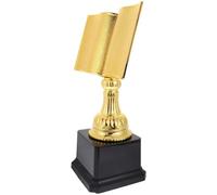 Trophée du Concours de Lecture Décoratif en Plastique pour Étudiants | Petit Format Raffiné, pour Bibliothèques, Fêtes de Lecture et Récompenses Scolaires, Design Créatif