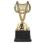 Trophée du Concours de Mathématiques Élève en Plastique avec Abaque | Souvenir de Reconnaissance, Cérémonie Scolaire Lauréats, Objet D’exposition Or
